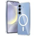 MAGSAFE JELLY CASE CASE FOR SAMSUNG A06, A07, A15, A16, A17, A26, A36, A37, A56, A57, Note10+, Note20Ultra, S21Ultra, S22Ultra, S23, S23FE, S23Ultra , S24, S24FE, S24Ultra, S25, S25Ultra, ZFold 7, ZFlip 7 Shock Proof Corner And Wireless Charging Supported. 