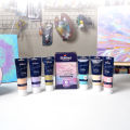 Bluebird Signature Acrylic Paints Colours for Professionals DIY Painting Pack Non-Toxic Art & Craft Set of 6 x 75 ml. 