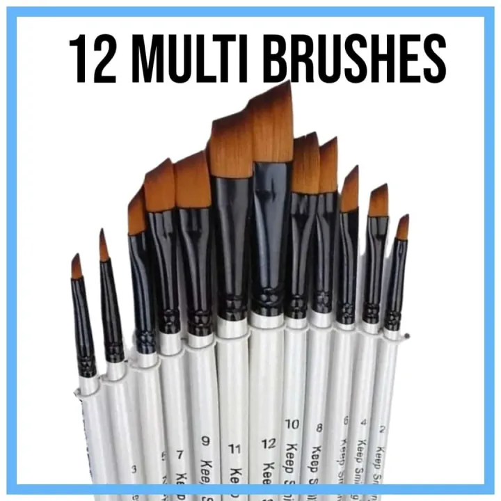 Artist's%20Value%20Pack:%2032-Piece%20Set%20with%20Canvases,%20Acrylic%20Paints,%20Brushes,%20Enamel%20Thinner,%20and%20Large%20Palette%20-%20Image%202