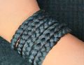 Pack of Two 2 Muharram Special Black Hand Thick Dori/Rope, Bracelet, Wrist Hand Bands for Men & Women Latest Design Chain For Girls And Boys Stylish Design. 