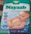 Nayaab Baby Diaper With Ultra Dry Top Layer Large size 40 Pcs. 