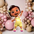 Customize BIG decor Nina cutouts party décor cutouts birthday decor centerpieces cartoon character tabletop birthday theme. 