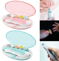 Baby Nail Trimmer - Portable 6 in 1 Baby Nail Trimmer - Electric Baby Manicure Pedicure Nail Clippers - Baby Nail File Kit. 
