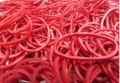 High Quality Red Color Rubber Bands hair Packing Business School Supplies Stretchable Latex Rings. 
