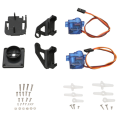 1Set Dual Axle Servo Gimbal Anti-Vibration Camera Platform Mount PTZ Pan/Tilt with 2PCS 9G Servo Replacement with 2PCS 9G Servo for FPV Drone Assembly. 