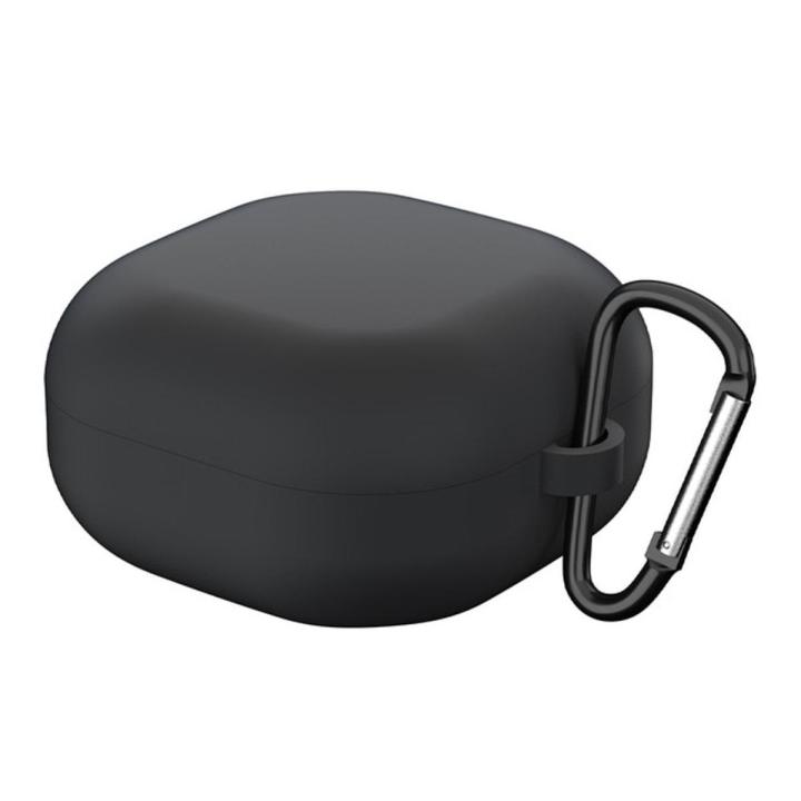 For Samsung Galaxy Buds 2/Buds Live Silicone Bluetooth-Compatible Headset Protective Case Skin With Earphone Hook