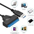USB 3.0 2.5",3.5" SATA III Hard Drive Adapter Cable SATA USB Adapter Cable Data Transfer Converter Cables. 
