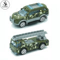 Alloy Military Army 6 Pcs Metal Body Die-Cast Vehicles Playset For Kids 1:64 - Each Size Approx. 3 Inches - High Quality Alloy Military Army Die Cast Car Set - Pack of 6 Military Army Racing Car Vehicle Model Kids Toy Trucks. 