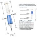 3D Punch Needle Stitching Punch needle kit, Felting, Adjustable tool, Sewing, Embroidery Pen. Rug hooking yarn. 