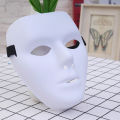White Face Mask Halloween Party Masks Hip-Hop Ghost Dance Performances Props. 