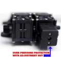 12V 120W 150 PSI High Pressure Mist Agricultural Spray Micro Diaphragm Water Double Pump Automatic Switch 8L/min Range 16m FLO Pump with Fitting. 