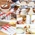 3pcs Cake Cream Spread Decorating Scraper Pastry Angled Spatula Baking Tools. 