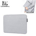 LouisWill Laptop Bag Notebook Protective Case PC Tablet Case Cover Hand Carry Laptop Bag Anti Shock Pouch Case with Plus Velvet Lining for Macbook Air Pro Retina 13.3 15.4 inch. 