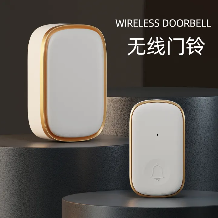 Wireless Home Flash Doorbell AC Digital Long-Distance One-to-One ...