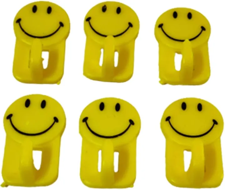 Smiley%20Face%20emoji%20/%20Plane%20Design%20(different%20design)%20-%20Wall%20Hanging%20Hooks%20-%20Kitchen%20&%20Bathroom%20wardrobe%20Multipurpose%20Heavy%20Duty%20Sticky%20Wall%20Hangers%20Hooks%20-%20Image%202