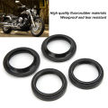 Front Fork Shock Oil Seal, Front Fork Dust Seal Wearproof Replacement for XVS650 V Star for Motorcycle. 
