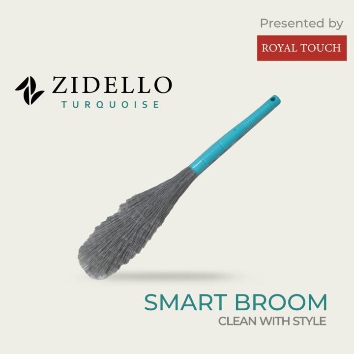 Smart Broom (Jhaaru) - Synthetically Engineered Bristles [Turquoise]