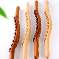 Rolling Pin Universal Back Needle Massage Tendons Beech Wood Scraping Stick Point Treatment Guasha Relax Therapy Tool. 