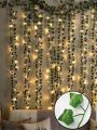 Artificial Plant Leaves bail with Fairy Lights Battery Operated - Money Plant Bail Room decoration items - Wall Hanging Flower. 
