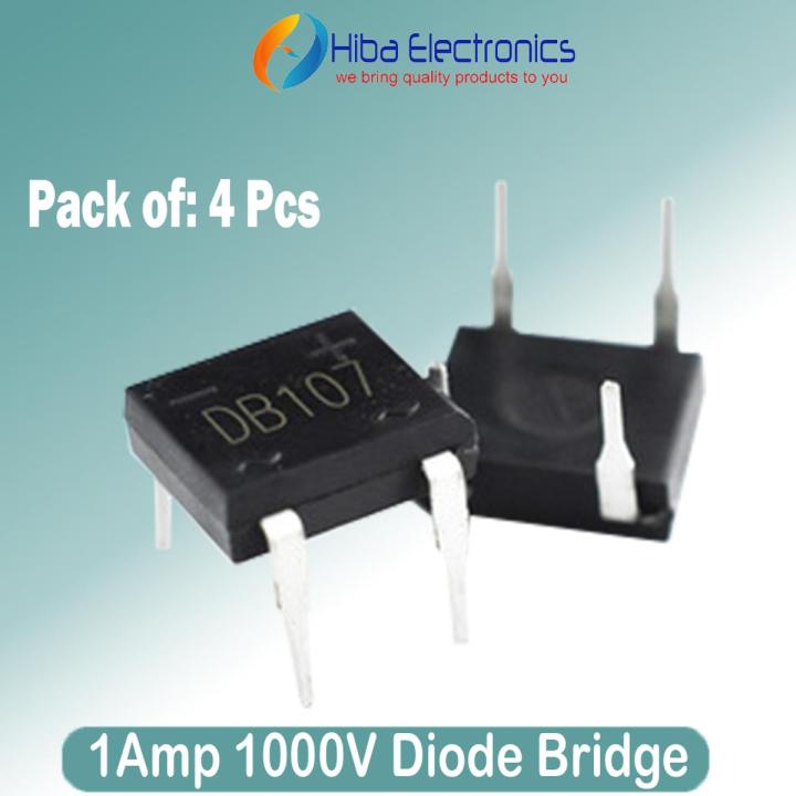 HY Bridge Rectifiers 1A DIL thru DB-107 1A 200V DIL Bridge Rectifier