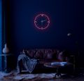 Neon Wall Clock | Wall Clock | Night Light | Acrylic Wall Clock | Clock | Round Clock | Multi Color Neon | Neon style Clock | Acrylic Modern Light Wall Clock | Engraved Acrylic Style | Laser Engraving Acrylic | Room Night Light Wall Clock | Ghar Araish |. 