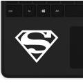 Superman Logo  Decal Skin for Trackpad Vinyl Sticker or Car-window Sticker , Laptop Sticker. 