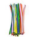 Pack of 100 - Pipe Cleaner velvet Sticks. 