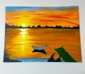 HAND MADE ACRYLIC PAINTING SIZE IS 18/24 INCHES. 