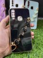 Vivo Y11 / Y12 / Y15 / Y17  Back Cover + Love Heart Bracelet Chain Luxury 6D Plating Soft Case Camera Lens Protection -  Vivo Y11 / Y12 / Y15 / Y17 Girls Back Cover. 