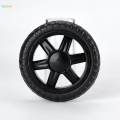 2x Flat Tire Cart Accessories Hole Shaft 0.8cm Wheelbarrow Tire. 