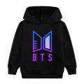 New Style BTS Printed Kids Hoodie Unisex Loose Cotton Tops Boys Girls Korean Fashion Long Sleeve Sweatshirt. 