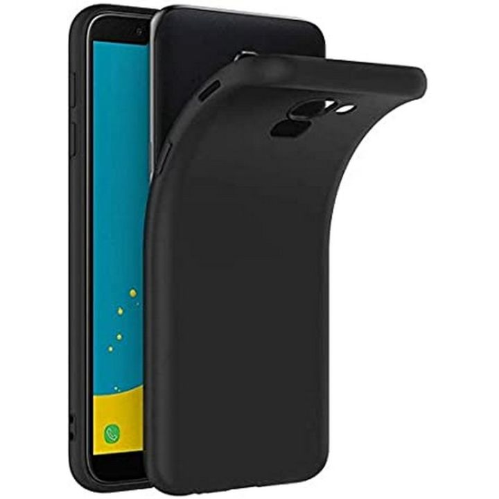 Samsung Galaxy J6 Plus Black Soft silicon Back Cover