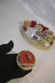engagement ring tray/ engagement ring platter/ engagement ring plate/ ring holder/ for 2 person/ mirror tray. 
