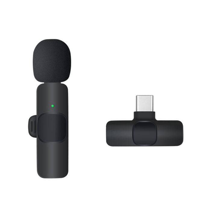 Wireless MIC K8 |  MICROPHONE | Vlogging Mic |for Type C Android, iPhone Lightening & 3.5mm Jack