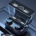 M10 TWS Airpods or Earbuds blootooth , wireless Earbuds with Super Sound & High Quality Touch Sensors True Stereo Headphones with Built in Mic 10m  Bluetooth Earpods , Wireless Earpods , Charging Case Sport Headset for all Bluetooth Smart devices.. 