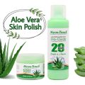 Aloe Vera Skin Polisher THE POWER OF ALOE VERA (Green)  (Volume 500ml + Blonder 250g) by Moon Touch. 