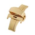 Stainless Steel Flip Lock Butterfly Deployment Clasp Watch Deployant Buckle Watch Strap 16mm 18mm 20mm 22mm. 