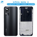 Infinix Note 11 Housing Middle Frame With Side Button and Camera Lens Complete Body Casing Replacement For Note 11 - Black. 