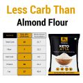 NutroActive Keto Atta (1g Net Carb Per Roti) Extremely Low Carb Flour - 500 gm. 