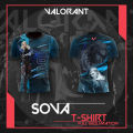 3D shooting game Valorant prit T Shirt fashion streetwear cosplay short sleeves for men kid cool hip hop t-shirts harajuku tops. 