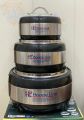 Food Warmer | Insulated | Happy Line | Stainless Steel Hotpot Set | Hot and Cool Hotpot Set | Inner and outer both stainless steel with glass top lids. 
