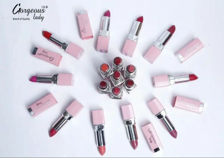 Gorgeous Lady Super Matte Waterproof Lipsticks Best Quality