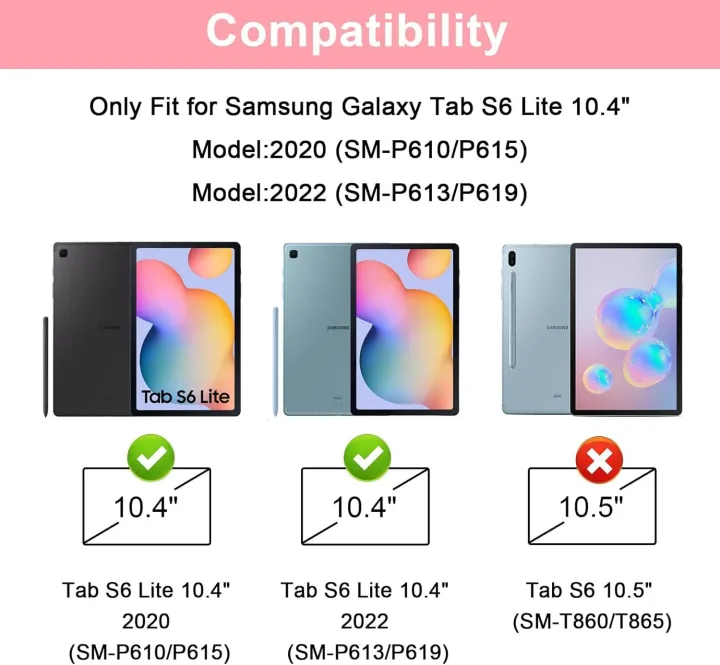 Samsung%20Tab%20S6%20LITE%2010.4"%20Case%20Soft%20Flip%20Case%20Cover%20with%20S%20Pen%20Holder%20Tablet%20Cover%20For%20Galaxy%20Tab%20S6%20Lite%20Case%20-%20P610%20/%20P615%20-%20Image%202