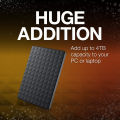 750GB SEAGATE USB 3.0 PORTABLE EXTERNAL DRIVE. 