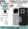 Tecno Camon 30 BACK 360 premium Protection Skin Wrap full cover Premium Quality paper skin wrap sheet for tecno Camon 30. 