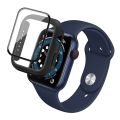 IMAK Shockproof PC Protective Case with Tempered Glass Film For Apple Watch Series 6 & SE & 5 & 4 44mm. 
