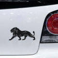 Car Sticker Walking Lion Pattern Vinyl Decals Motorcycle Car Stickers Personality Car-styling color:Black. 