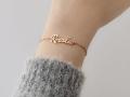 Namely accessories 18k Gold Plated Personalized/Customized/Name Bracelet For Women/Girl-Custom bracelet-Name bracelet-Gift Item-New Arrival 74234-pk. 