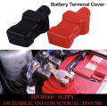 Battery Terminal Boot, Top Post Cover, Rubber, Red and Black Each. 