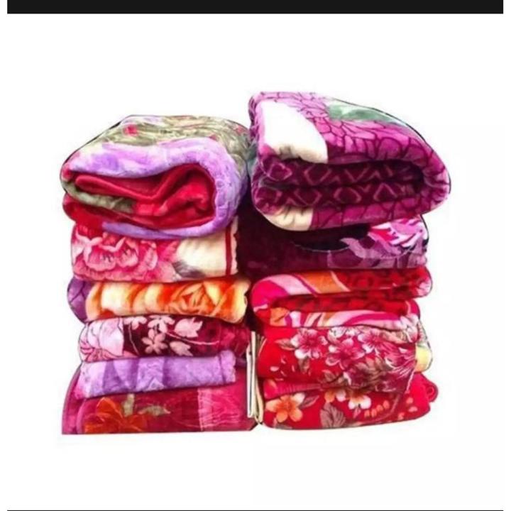 Double Bed AC Winter Blankets Kambal Multi Color and Design 1 PIece